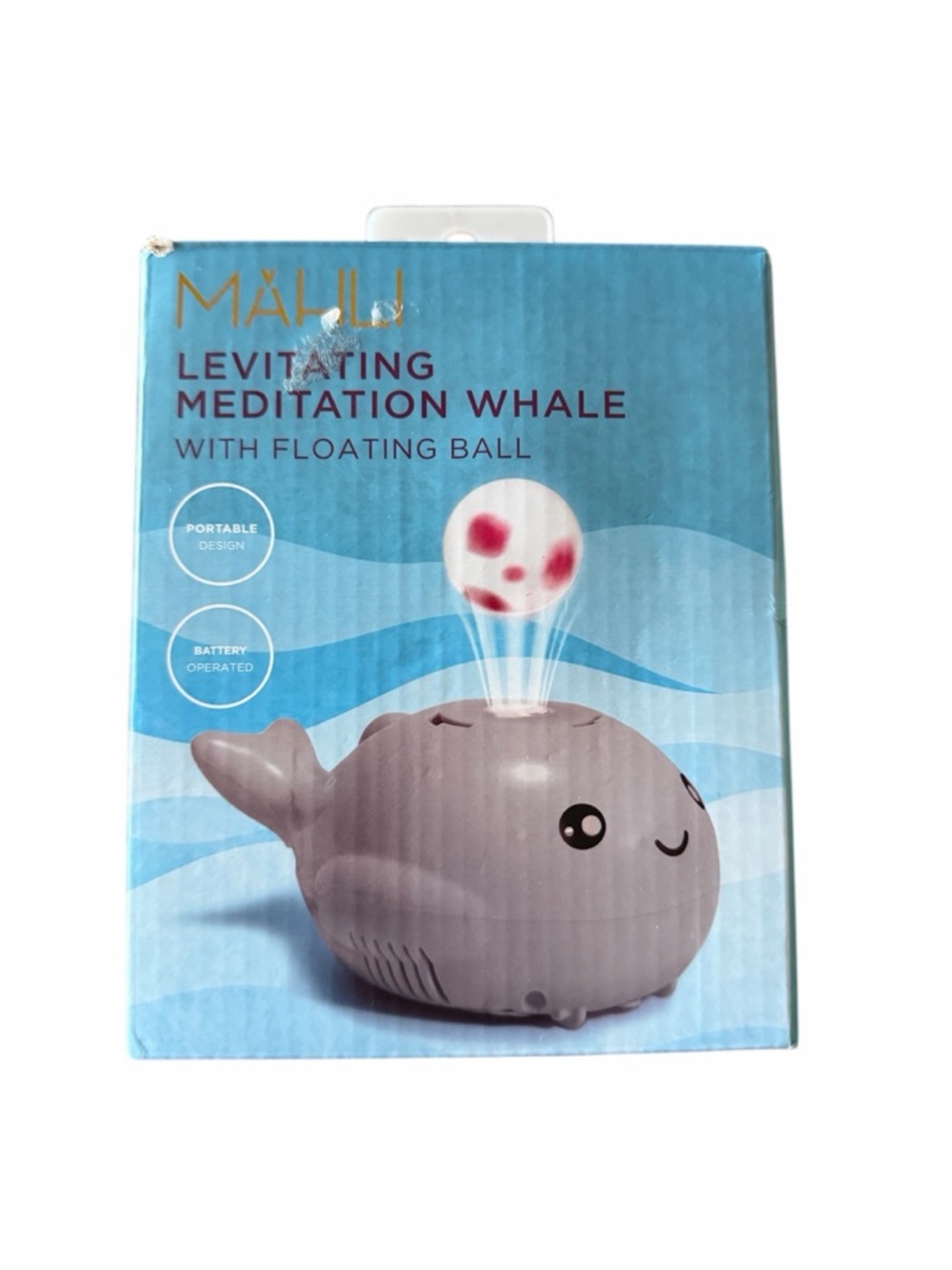 MÄHLU Levitating Meditation Whale - Gray